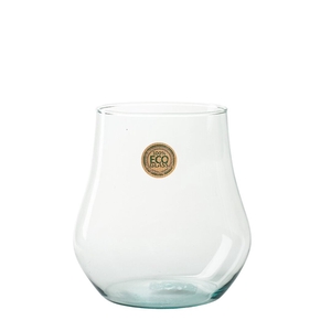 Glass Eco vase Femke d19*21cm