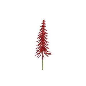 Pick Shine Christmas Tree Jolly Red 38cm Per 24