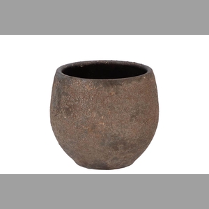 Bali Indonesian Grey Pot 18x16cm