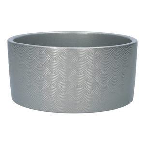 DF03-885471800 - Planter Napoli d18.5xh9 silver