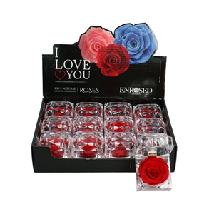 Valentine Deco box preserved rose 5cm