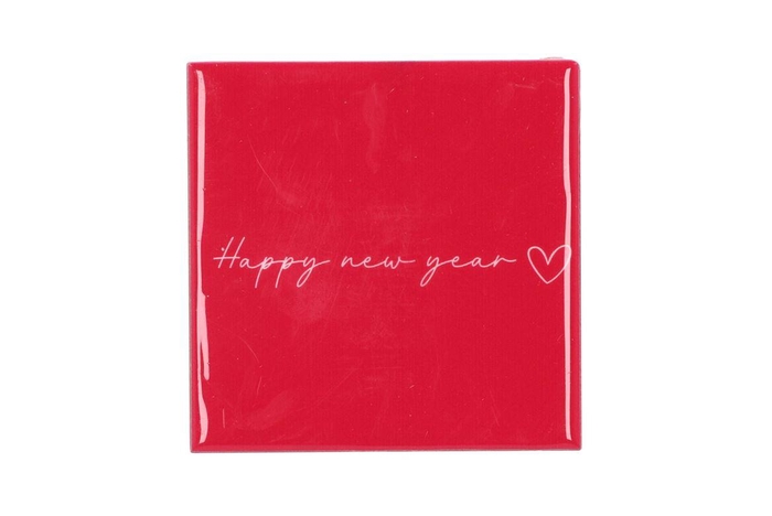 Tile Happy New Year 10x10x1cm Nm