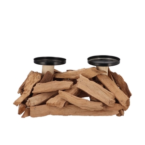 Nature Driftwood T-light 32x20x13cm