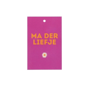 Gift Bouquet Card Ma Der Liefje Fuchsia 6x9cm P/25