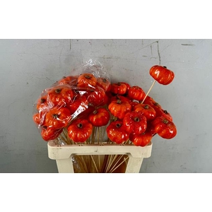 Stick Pumpkin 6cm Orange