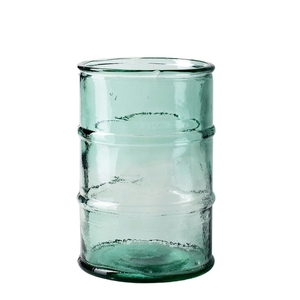 Glas Eco vaas Barril d16*23cm