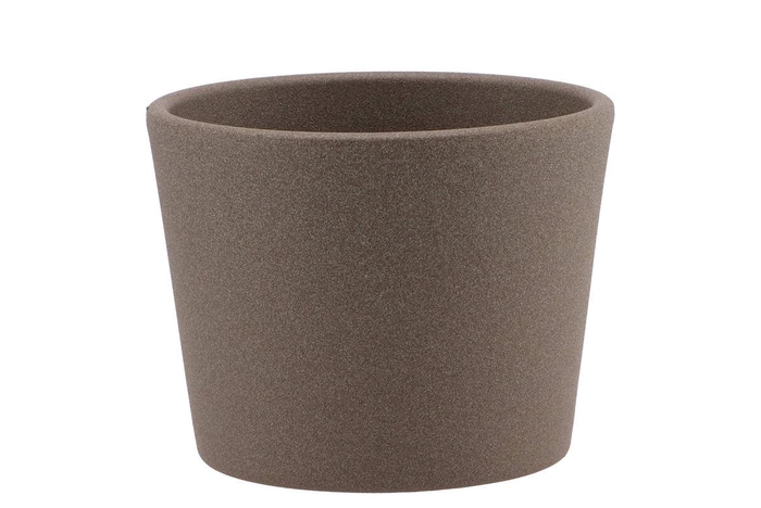 Ceramic Brown Pot 11x9,5cm Nm