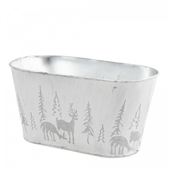 <h4>Kerst Zink X-mas bak 24.5*12*12.5cm</h4>