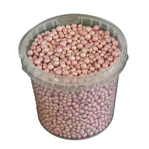 Terracotta pearls 1 ltr bucket Pink