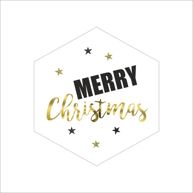 <h4>Kerst Sticker 40mm x250 M.Christmas</h4>