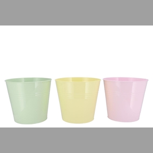 Zinc Dreamy Pastel Mix Bucket Basic Ass 22x20x16cm