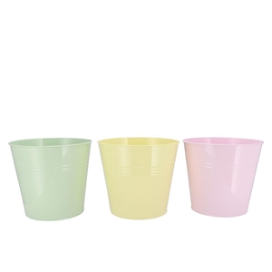 Zinc Dreamy Pastel Mix Bucket Basic Ass 22x20x16cm