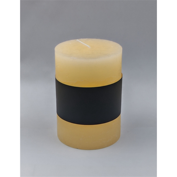 <h4>Pillar candle Lucian d6.8xh9.5 rustic beige</h4>