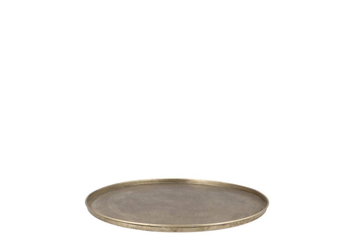 <h4>Coaster Kaya Gold Tray Metal 26x2cm</h4>