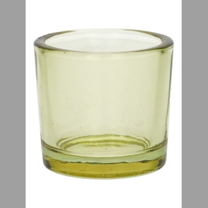 DF02-440171800 - Candle holder Espen1 d6.5xh6 soft yellow transparent