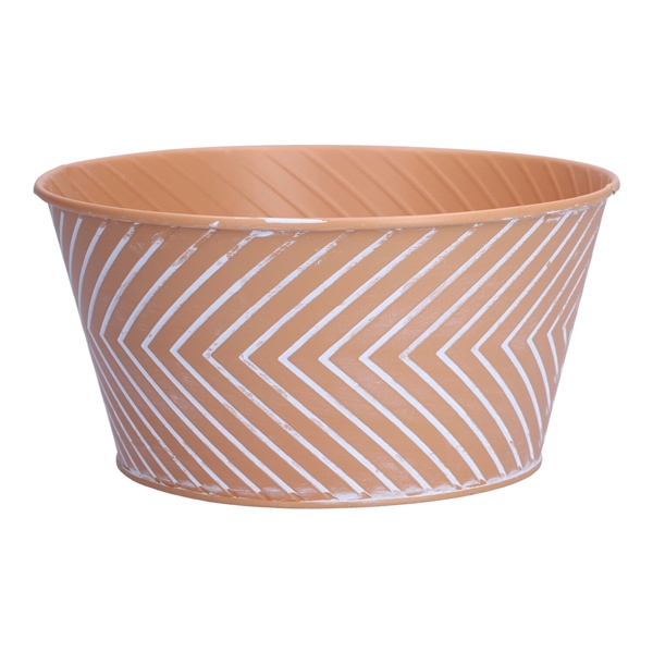 <h4>Planter Wave d18xh9 light orange</h4>