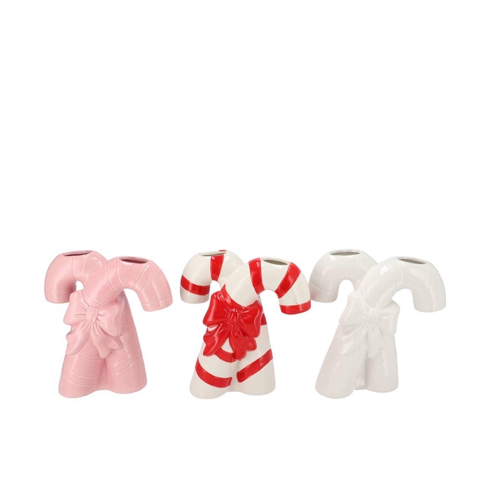<h4>Faby Jolly Pink Vase Candy 22x10x24cm Nm</h4>