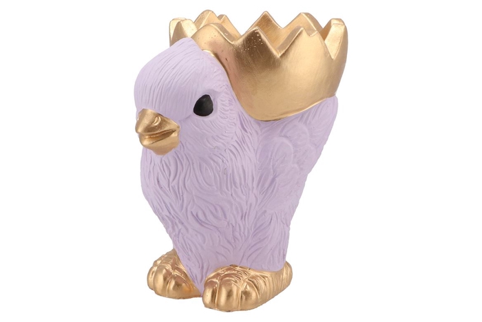 <h4>Easter Chicken-bowl Lila 22x15x22cm Nm</h4>