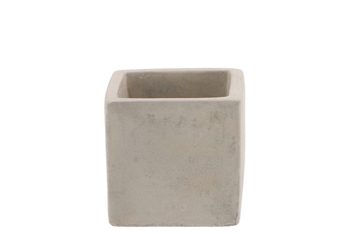 <h4>Concrete Grey Pot Square 7x7x7cm</h4>