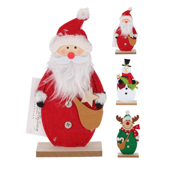 <h4>Kerst Deco kerstfiguur 22cm</h4>