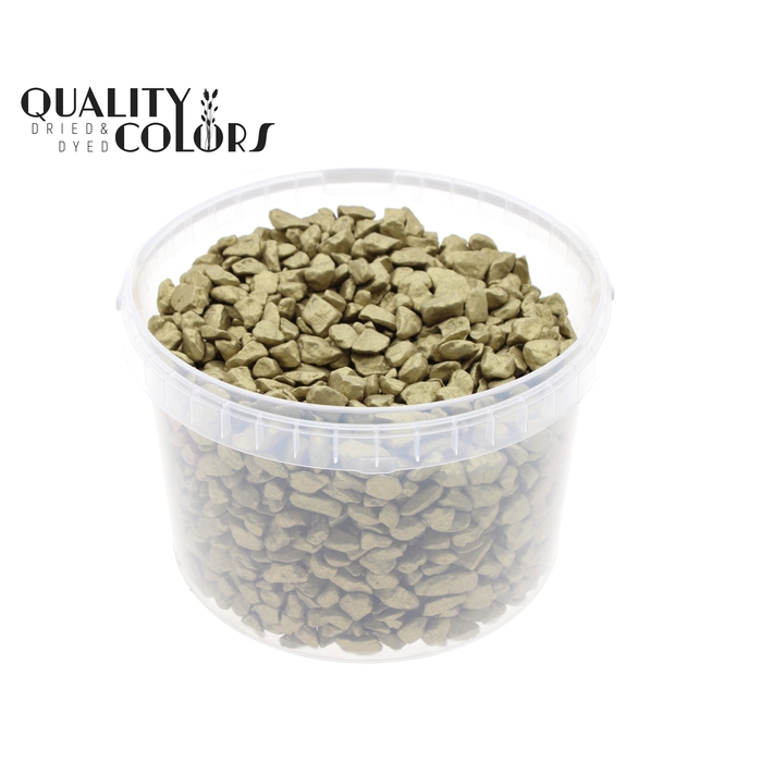 <h4>Rocks 3 ltr bucket Gold</h4>