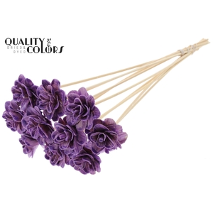 Beetal Rose 6cm on stem Wax Milka