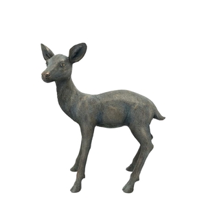 Deco Deer Fallow L59w26h64 Bronze