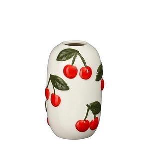 Cherries vaas d07*13cm