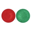 Melamine Shine Green/red Plate Round Ass 40x40x2cm