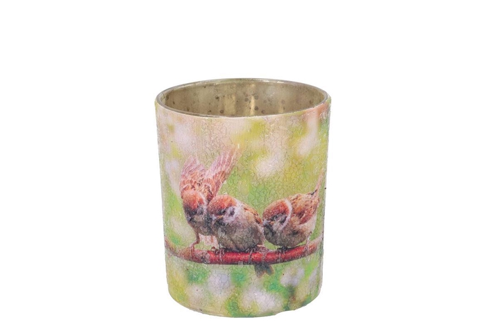 <h4>April Green T-light 8x9x9cm</h4>