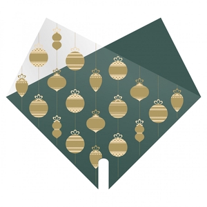 Kerst Hoes Double Bright 30*30cm x50