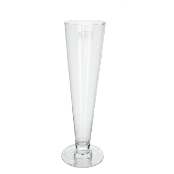 <h4>Glass Lilyvase conical d11*60cm</h4>