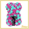arr3 Deco beer 25cm - Summer donker roze turquoise