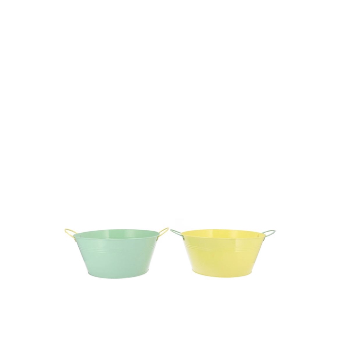 <h4>Zinc Basic Pastel Green/yellow Ears Bowl 20x10cm</h4>
