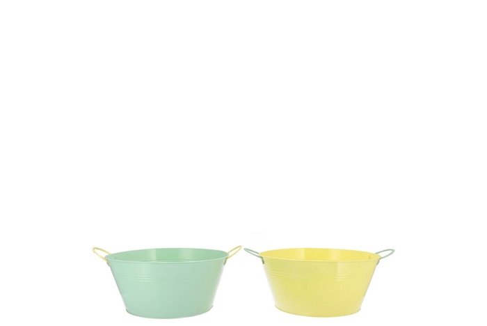 <h4>Zinc Basic Pastel Green/yellow Ears Bowl 20x10cm</h4>