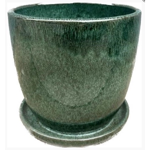 VASO COM PRATO RICO DRIPGREEN D22 A20 IMP