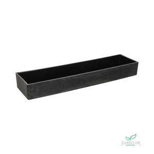 MELAMINE PLANTER GREY 42X10,5XH5
