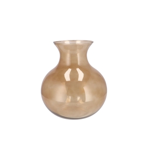 Mira Sand Glass Cone Neck Sphere Vase 20x20x21cm