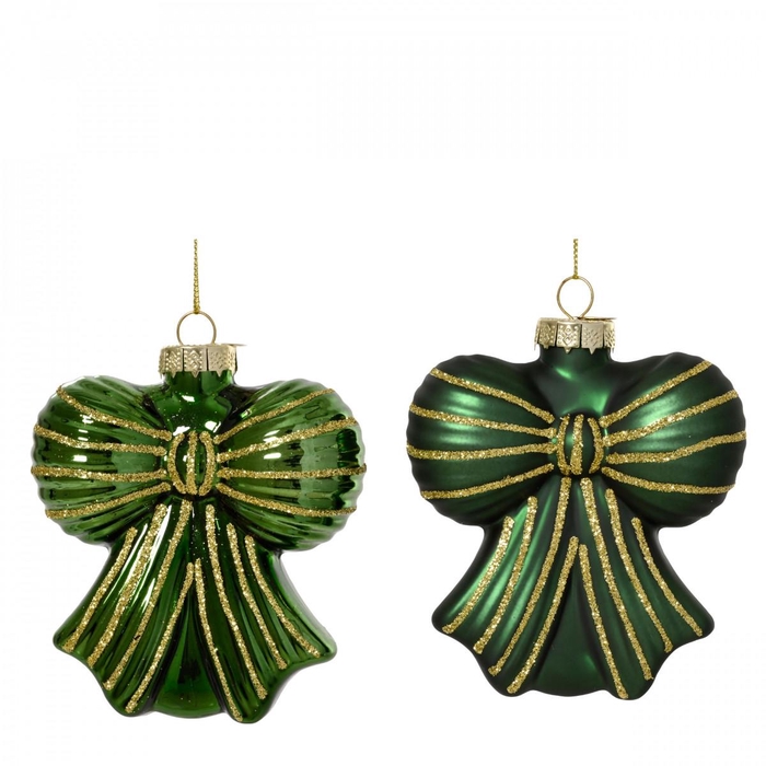<h4>Kerstbal Hanger strik 100mm ass.</h4>
