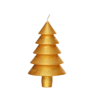 Kaars kerstboom d07*12cm