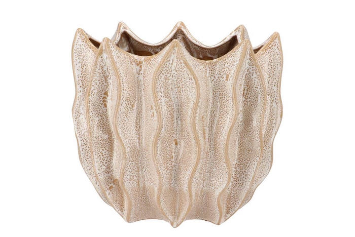 <h4>Juna Sand Pot Structure Oval 30x20x28cm</h4>