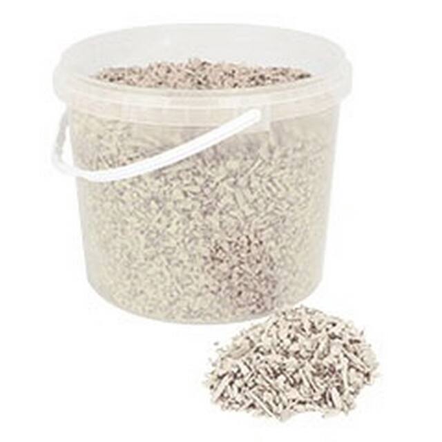 <h4>Wood chips 10 litre bucket frost white</h4>