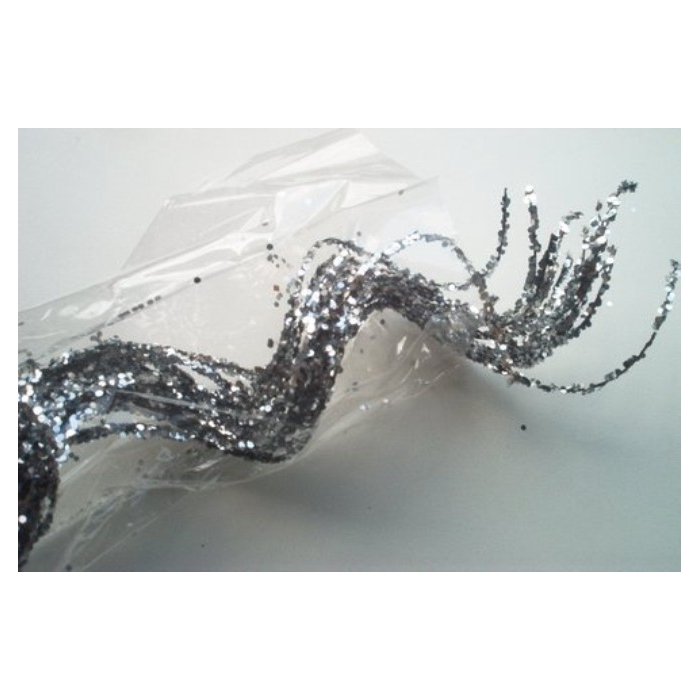 <h4>HALF CURLY WILLOW 60CM 40PCS SILVER</h4>