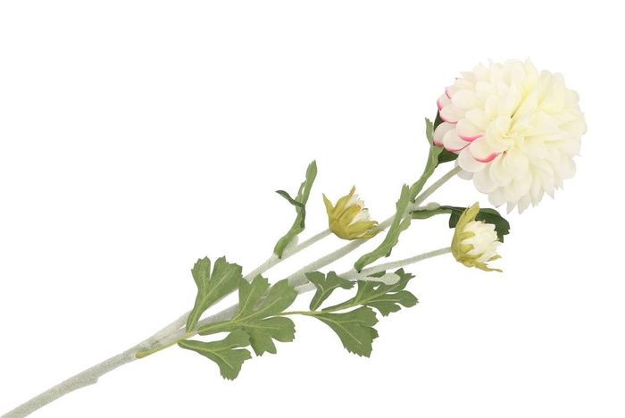 <h4>Silk Dahlia 3x White 65cm Nm</h4>