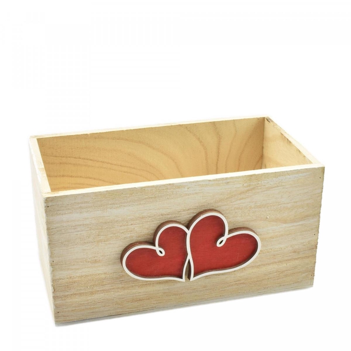<h4>Valentine Wood heart tray 19.5*11*10cm</h4>