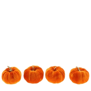 Autumn Deco pumpkin 8cm x4