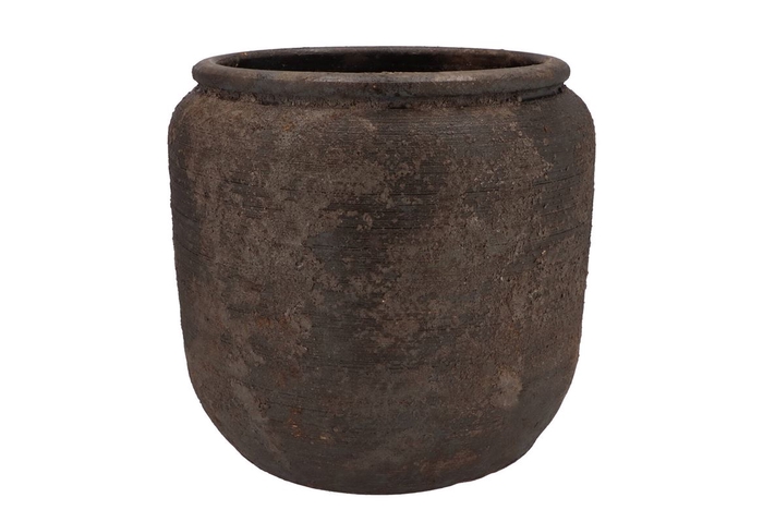 <h4>Batu Grey Pot 30x27cm</h4>