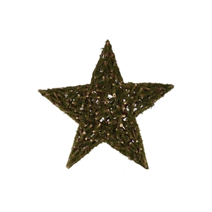 Festive Star Poplar Moss 90x90x10cm