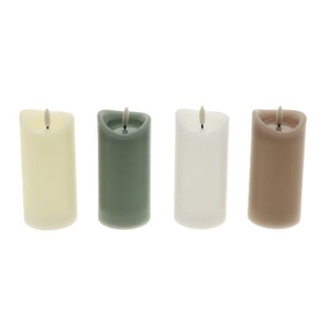 Candle Wavetop LED Timer 4Ass H15D7