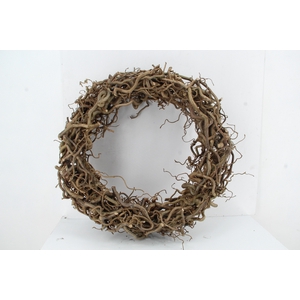 WREATH CORYLUS ROUGH 70CM